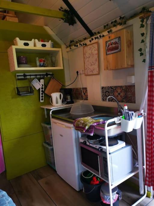 Trekkershut - Tiny House - Hikers Cottage Wijster 외부 사진